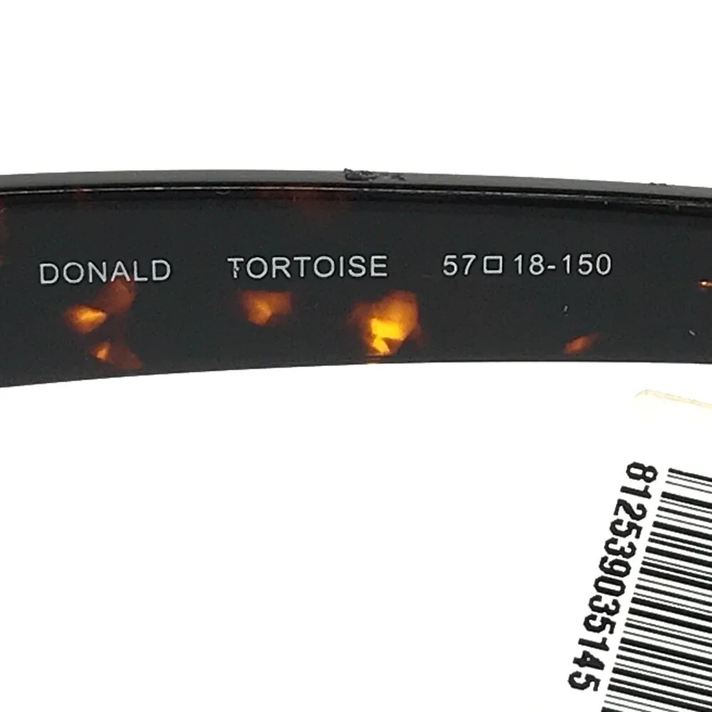Eight to Eighty Eyeglasses Frames DONALD TORTOISE Square Full Rim 57-18-150